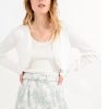 New Molly Bracken Short Bolero Cardigan | White | Women'S Knitwear Ireland