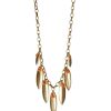 New Hultquist Hultquist Gold & Coral Leaf Necklace | Womens Necklaces | Ribbon Rouge