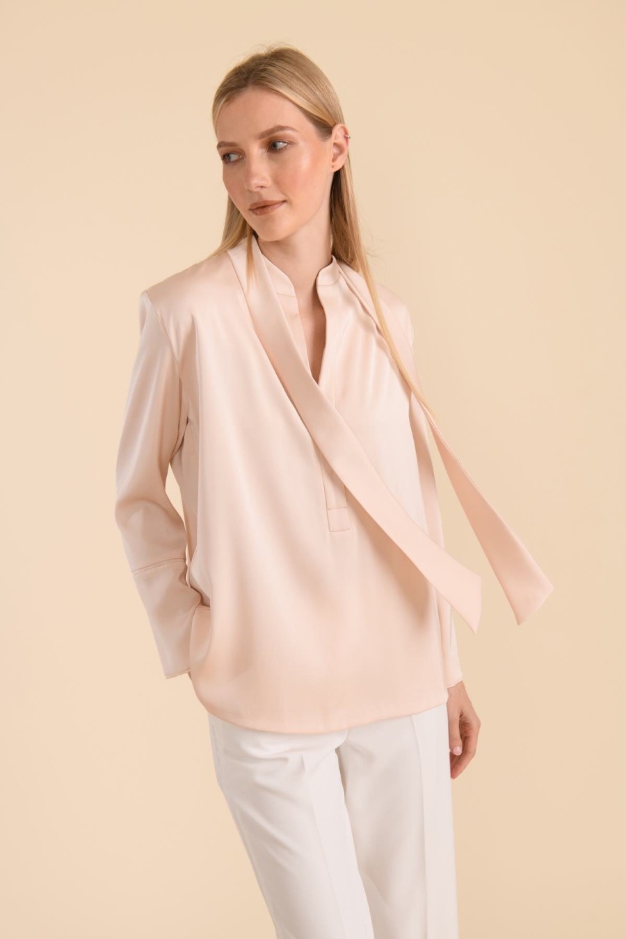 Best Caroline Kilkenny Caroline Kilkenny Abbey Top | Elegant Baby Long Sleeve Smart Tops Pink