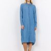 Clearance Soyaconcept Soyaconcept Liv Denim Casual Shirt Dress | Casual Women'S Dresses Ireland Blue