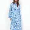 Clearance Soyaconcept Soyaconcept Doha White Belted Shirt Dress | Dresses Ireland Blue