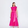 Best Kameya Kameya Fuchsia Floral Lace Maxi Dress | Shop Kameya Dresses Ireland Fuschia