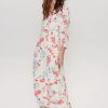 Clearance Numph Numph Nucatalin Blossom Print Midi Dress | Ribbon Rouge Pristine