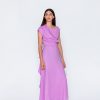 Clearance Kameya Kameya Frill Back Maxi Dress | Shop Dress For Wedding Lilac