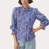 New Part Two Part Two Nevin Print Shirt | Shop Nice Shirts For Women Ireland Blue