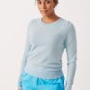 Best Part Two Part Two Evina Cashmere Jumper | Cashmere Jumpers Ireland Crystal Blue