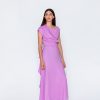 Online Kameya Kameya Frill Back Maxi Dress | Shop Dress For Wedding Lilac