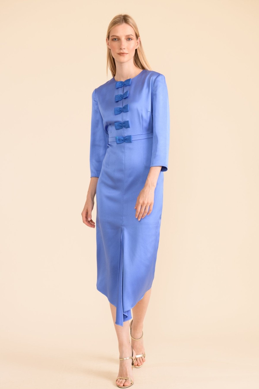 Best Caroline Kilkenny Caroline Kilkenny Maggy Bow Midi Dress | Womens Occasion Dresses Ireland