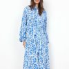 Clearance Soyaconcept Soyaconcept Doha White Belted Shirt Dress | Dresses Ireland Blue