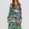 Online Numph Numph Nuallison Green Cottage Print Dress | Shop Womens Dresses Ireland Pine Green