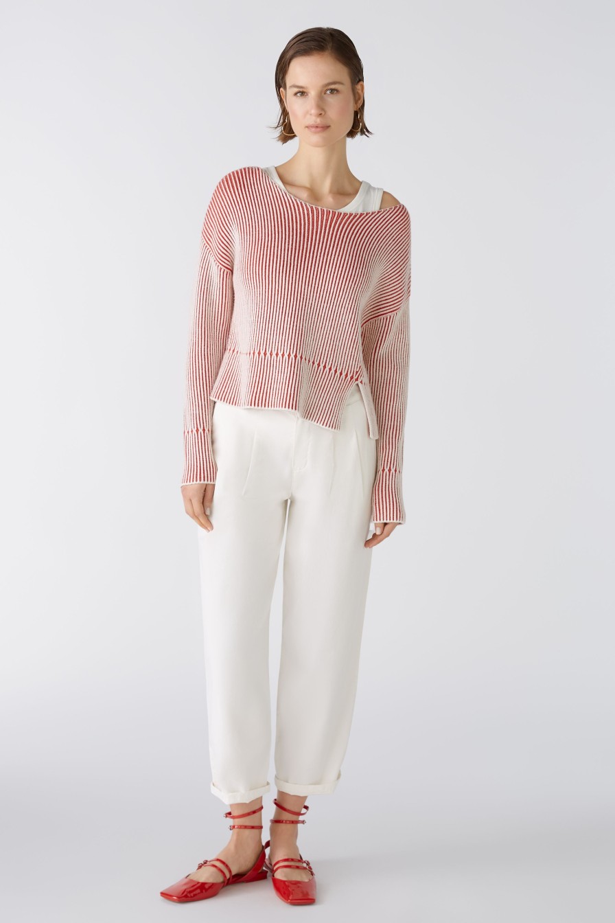 Hot Oui Oui Chino Trousers | Casual Trousers For Ladies | Ireland Off White