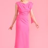 New Sisters Sisters Lincoln V-Neck Knee Length Occasion Dress | Womens Dresses Pink