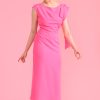 Online Sisters Sisters Lincoln V-Neck Knee Length Occasion Dress | Womens Dresses Pink