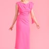 Online Sisters Sisters Lincoln V-Neck Knee Length Occasion Dress | Womens Dresses Pink