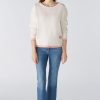 Clearance Oui Oui /White Boat Neck Jumper | Spring/Summer Jumpers For Women Red