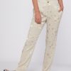 Wholesale Vilagallo Vilagallo Tiffany Cream Star Print Trousers | Shop Online Ireland Off White