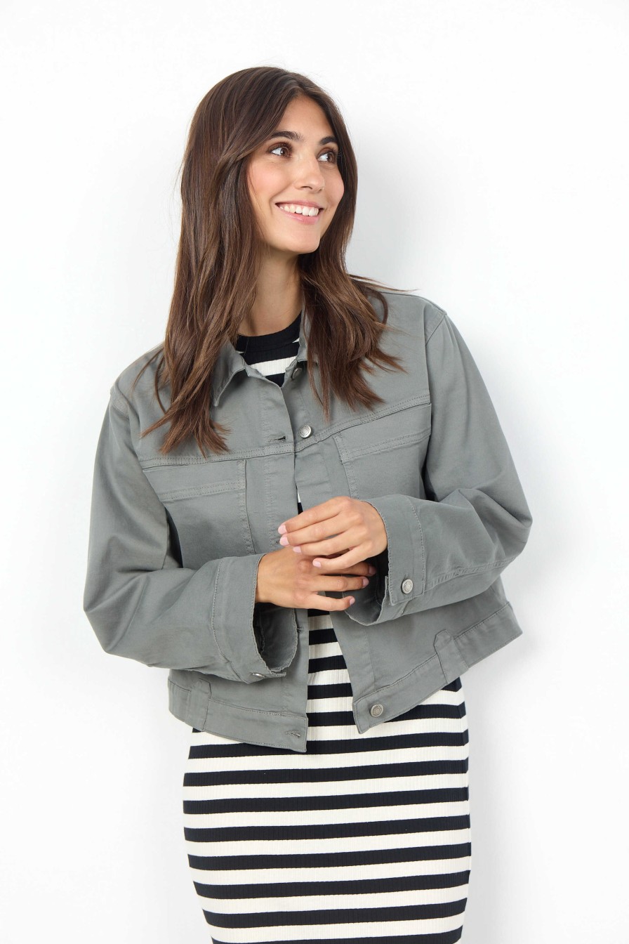 Clearance Soyaconcept Soyaconcept Erna Denim Jacket | Shop Women'S Summer Jackets Ireland