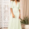 Online Hope & Ivy Hope & Ivy Women'S Occasion Dresses Ireland | Orlagh Maxi Green Mint