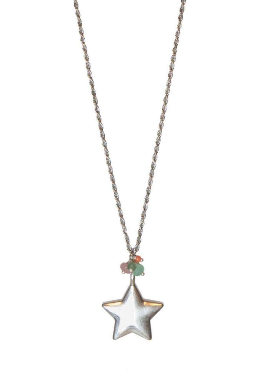 Clearance Hultquist Hultquist Silver Plated Star Charm Necklace | Ribbon Rouge - Ireland