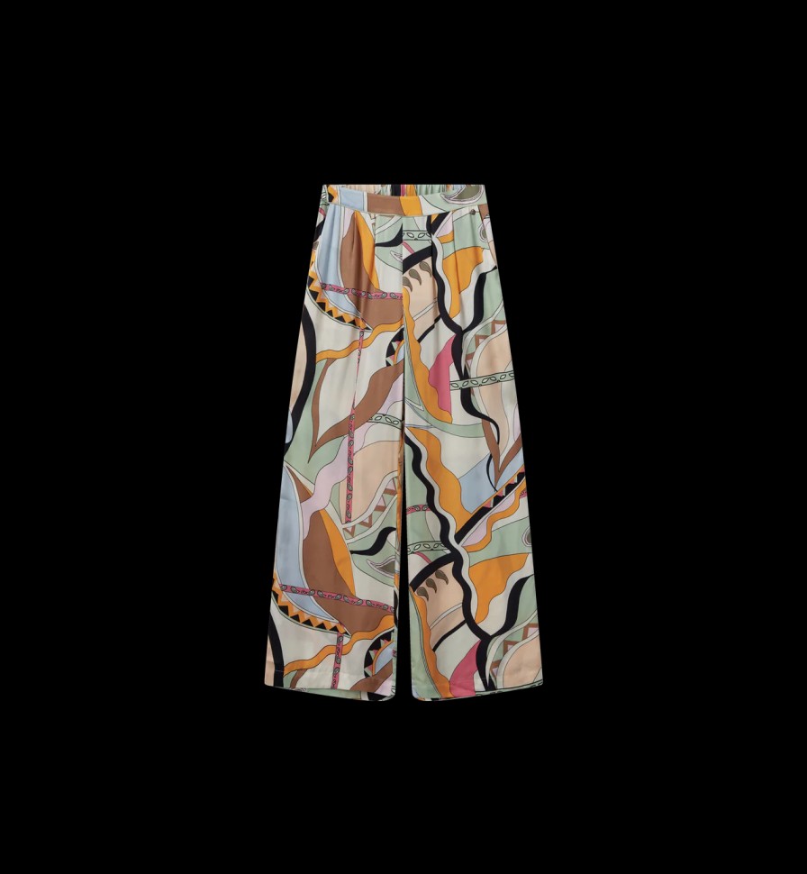 Wholesale Mosmosh Mos Mosh Pictus Wide Leg Trousers - Chic Spring/Summer Style | Ireland Green