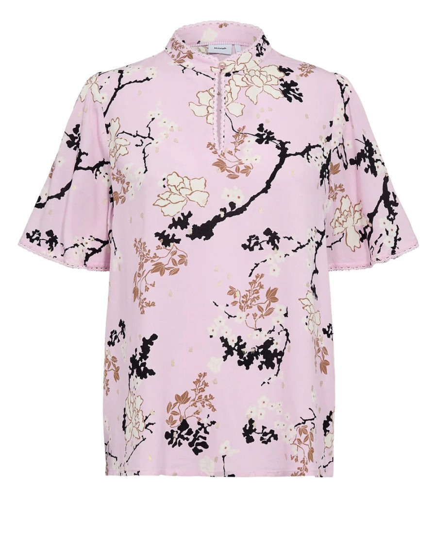 Online Numph Numph Blossom Print Top | Shop Nice Tops For Women Ireland Pink