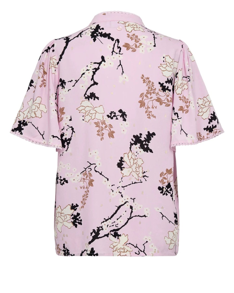 Online Numph Numph Blossom Print Top | Shop Nice Tops For Women Ireland Pink