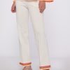 Clearance Vilagallo Carole Knit Trousers | Womens' Summer Trousers Ireland White