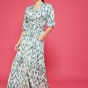 Hot Onjenu Onjenu Deborah Maxi Dress | Flattering Summer Dresses Ireland Green