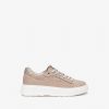 Best Nero Giardini Suede Leather Platform Trainers | Nero Giardini Ireland" Taupe