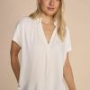 New Mosmosh Mosmosh Shira Off White T-Shirt | Shop Women'S Tops Ireland Ecru