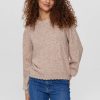 Online Numph Numph Nucarli Pointelle Knit Jumper In | Shop Womens Sweaterrs Sesame