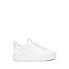 New Nero Giardini Nero Giardini Leather Trainers With Bow | Women'S Runners Ireland White