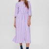 New Numph Numph Nuaqua Pinstripe Shirt Dress | Dresses Ireland Lilac