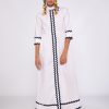 Hot Vilagallo Poplin Maxi Shirt Dress | Vilagallo Summer Dresses | Ireland White