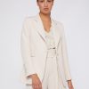 New Vilagallo Vilagallo Cream Blazer With Star Buttons | Shop Womens Blazers Ireland Off White