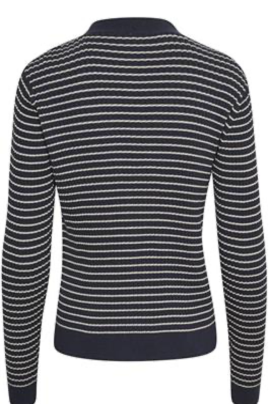 New Part Two Part Two Flicka Stripe Cardigan | V-Neck Cardi For Women Navy/White