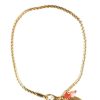 Online Hultquist Hultquist Gold Plated Pink Semi-Precious Charm Bracelet | Ribbon Rouge