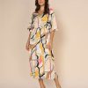 Hot Mos mosh Mosmosh Kella Print Midi Dress | Womens Casual Dresses Ireland Green